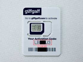 英国实体 SIM 卡 giffgaff 激活使用教程